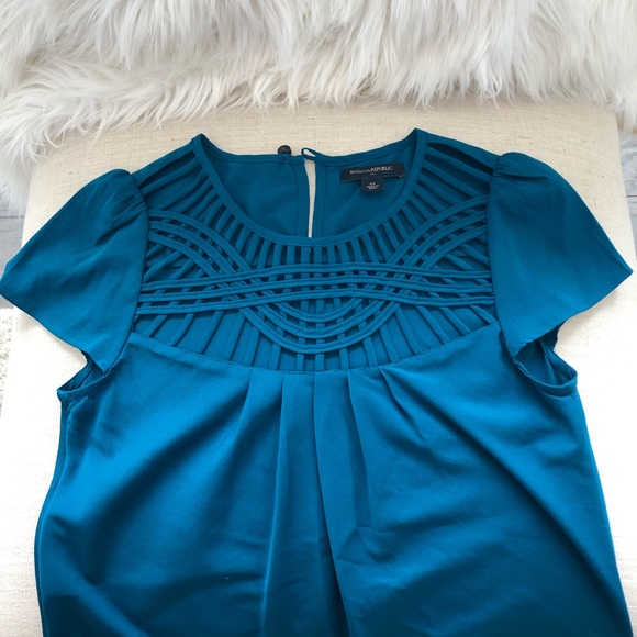 Banana Republic Teal Blouse - Picture 4 of 4